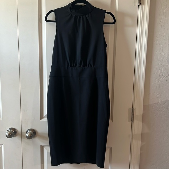 Club Monaco Mock Neck Wool Blend Dress - Picture 1 of 9